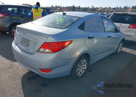 2012 Hyundai Accent Gls из США, поврежденный, VIN KMHCT4AE4CU073113